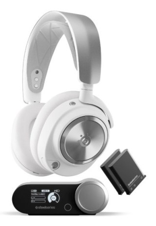 SteelSeries Steelseries 61525 słuchawki/zestaw słuchawkowy Przewodowa Opaska na głowę Gaming USB Type-C Biały