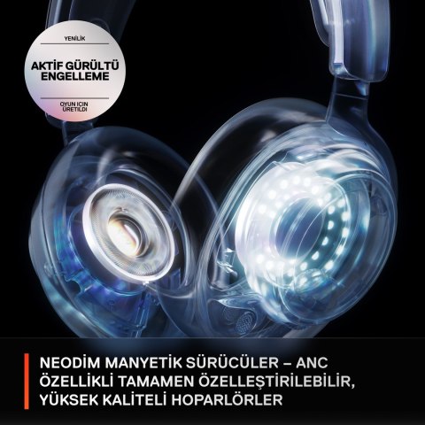 SteelSeries Steelseries 61525 słuchawki/zestaw słuchawkowy Przewodowa Opaska na głowę Gaming USB Type-C Biały