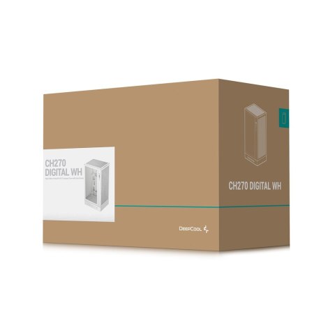 DEEPCOOL Obudowa DeepCool CH270 WH (R-CH270-WHNDM0-G-1)