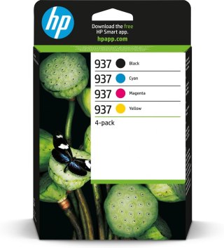Hewlett-Packard Tusz HP 937 6C400NE Cmyk