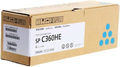Ricoh Ricoh Toner SP C360HE 408185 Cyan