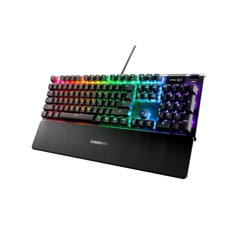 SteelSeries Klawiatura gamingowa SteelSeries Apex 5, układ amerykański, przewodowa, czarna Klawiatura gamingowa SteelSeries Apex 5 Hybrydowe