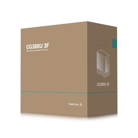 DEEPCOOL DeepCool CG380U 3F Tower Czarny