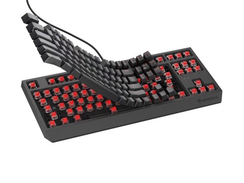 GENESIS GENESIS Thor 230 TKL klawiatura Gaming USB QWERTY Czeski, Słowacki Czarny