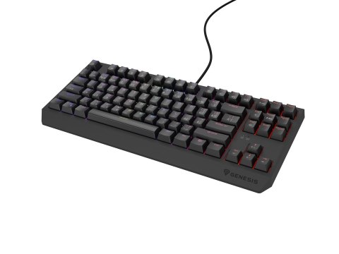 GENESIS GENESIS Thor 230 TKL klawiatura Gaming USB QWERTY Czeski, Słowacki Czarny