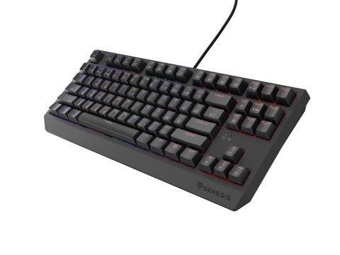 GENESIS GENESIS Thor 230 TKL klawiatura Gaming USB QWERTY Czeski, Słowacki Czarny