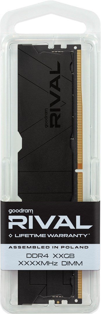 GoodRam DDR4 16GB 3600MHz UDIMM goodram RIVAL Deep Black