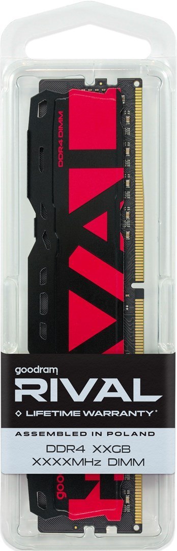 GoodRam DDR4 8GB 3200MHz UDIMM goodram RIVAL Radiant Red