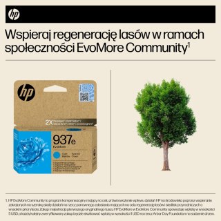 Hewlett-Packard HP 937E EVOMORE CYAN/EN/DE/PL/CZ INK CARTRIDGE