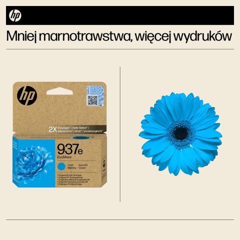 Hewlett-Packard HP 937E EVOMORE CYAN/EN/DE/PL/CZ INK CARTRIDGE