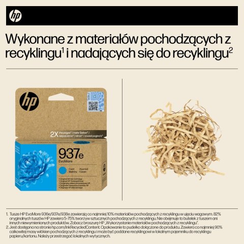 Hewlett-Packard HP 937E EVOMORE CYAN/EN/DE/PL/CZ INK CARTRIDGE