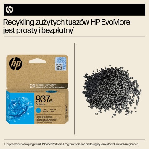 Hewlett-Packard HP 937E EVOMORE CYAN/EN/DE/PL/CZ INK CARTRIDGE