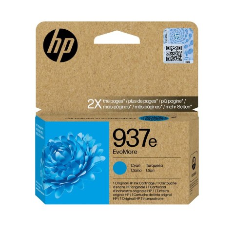 Hewlett-Packard HP 937E EVOMORE CYAN/EN/DE/PL/CZ INK CARTRIDGE