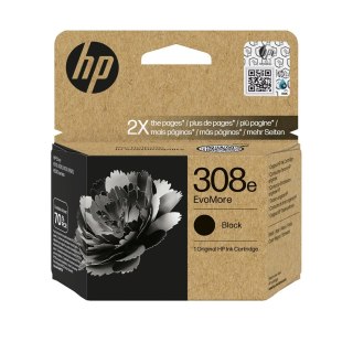 Hewlett-Packard HP Oryginalny czarny tusz 308e EvoMore
