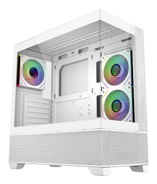 No name Cooler Master Elite 690 Wood Midi Tower Biały