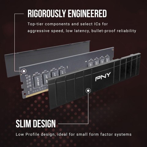 PNY Pamięć 16GB DDR4 3200MHz Low Profile MD16GD4320016LP-BLK