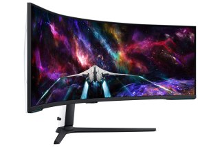Samsung Samsung G95NC monitor komputerowy 144,8 cm (57") 7680 x 2160 px Dual UHD QLED Biały