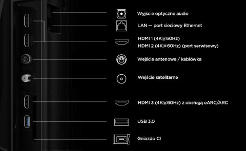 TCL Telewizor 55 cali LED 55P6L
