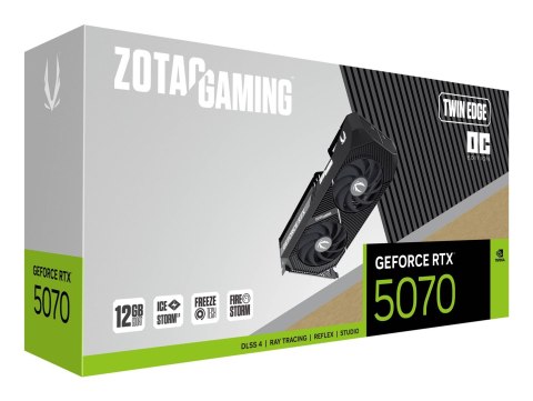 ZOTAC Karta graficzna ZOTAC GAMING GeForce RTX 5070 Twin Edge OC 12GB