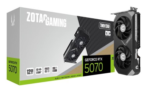 ZOTAC Karta graficzna ZOTAC GAMING GeForce RTX 5070 Twin Edge OC 12GB