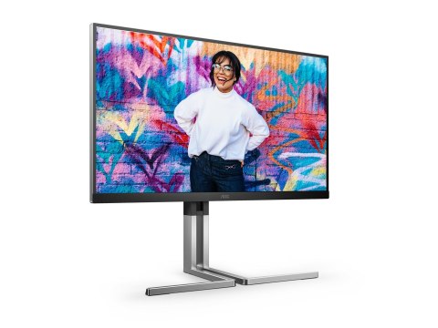 AOC AOC Q27U3CV monitor komputerowy 68,6 cm (27") 2560 x 1440 px 4K Ultra HD LCD Czarny