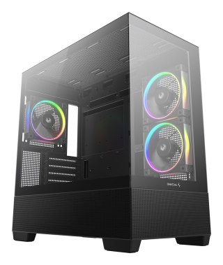 DEEPCOOL DeepCool CG380 3F Midi Tower Czarny