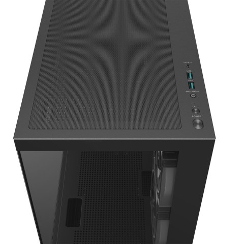 DEEPCOOL DeepCool CG380 3F Midi Tower Czarny