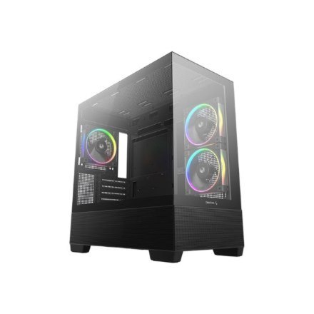 DEEPCOOL DeepCool CG380 3F Midi Tower Czarny