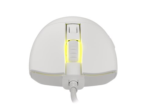 GENESIS Mysz dla graczy Genesis Krypton 750 lekka 8000 DPI PAW3333 RGB Biała gamingowa