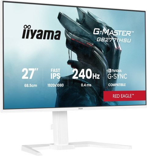 IIYAMA Iiyama G-MASTER GB2771HSU-W1 monitor komputerowy 68,6 cm (27") 1920 x 1080 px Full HD LCD Biały