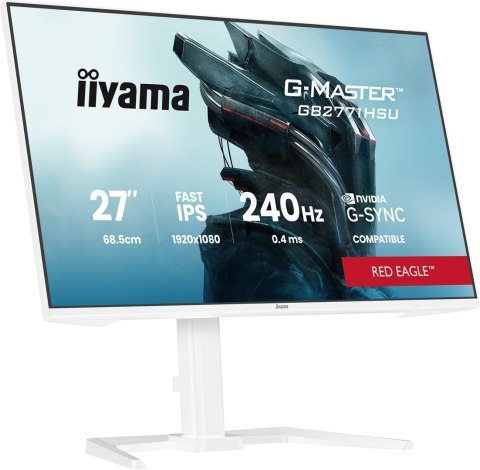 IIYAMA Iiyama G-MASTER GB2771HSU-W1 monitor komputerowy 68,6 cm (27") 1920 x 1080 px Full HD LCD Biały