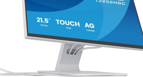 IIYAMA Iiyama ProLite T2252MSC-W2AG monitor komputerowy 54,5 cm (21.4") 1920 x 1080 px Full HD LCD Ekran dotykowy Biały