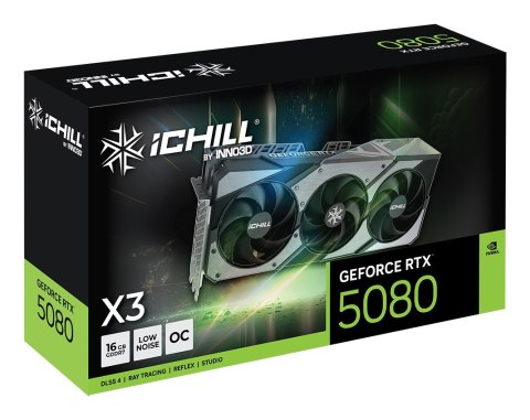 INNO3D Karta graficzna INNO3D GEFORCE RTX 5080 ICHILL X3 16GB GDDR7