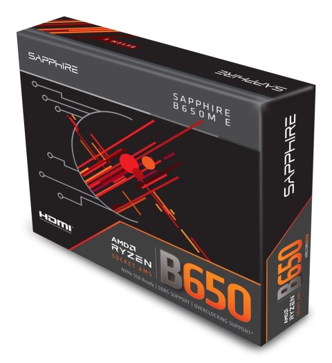 Sapphire Sapphire B650M-E AMD B650 Gniazdo AM5 micro ATX