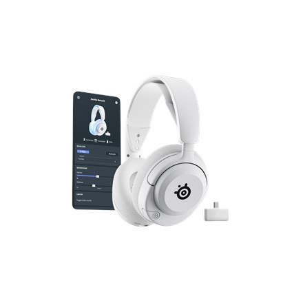 SteelSeries SteelSeries Gaming Headset Arctis Nova 5P Bluetooth Over-ear Microphone Noise canceling Wireless White
