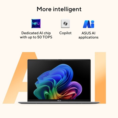 ASUS ASUS Vivobook 16 M1607KA-MB164W Ryzen AI 5 330 16.0"WUXGA IPS-level Panel 60Hz 300nits AG 16GB DDR5 SSD512 Radeon Graphics WLAN+