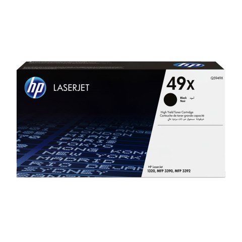 Hewlett-Packard HP 49X oryginalny wkład z czarnym tonerem LaserJet XL