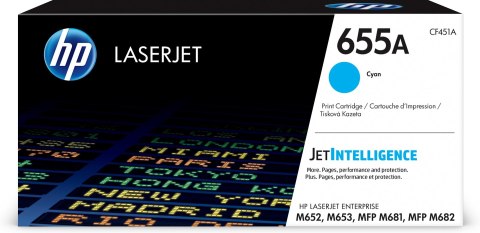 Hewlett-Packard LASERJET TONER CRTG/655A CYAN