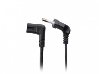 Lanberg Kabel zasilający EURO (radiowy) CEE 7/16- IEC 320 C7 1.8m kątowy VDE czarny