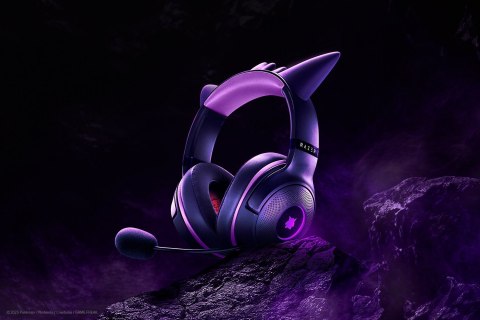 RAZER Zestaw słuchawkowy Razer Kraken Kitty V2 Przewodowe Nauszne Mikrofon Redukcja szumów Edycja Gengara