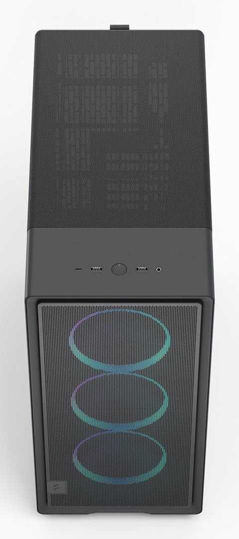 FRACTAL DESIGN Epoch Black TG RGB Light tint