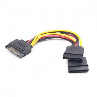 Gembird Kabel SATA (M)->SATA(F)X2 15cm