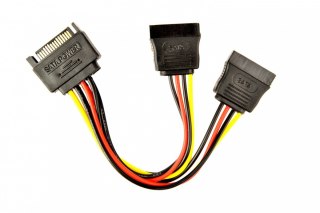 Gembird Kabel SATA (M)->SATA(F)X2 15cm