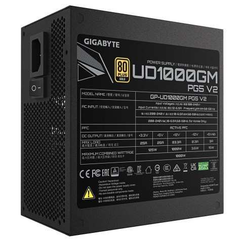Gigabyte Zasilacz Gigabyte UD1000GM PG5 V2 1000W 80+ Gold