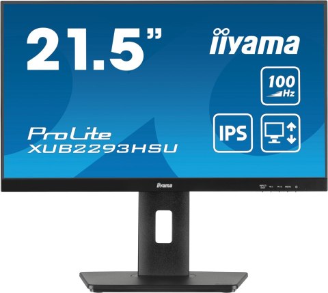 IIYAMA Iiyama Display 22 XUB2293HSU-B7 IPS - Płaski Ekran - 54.6 cm