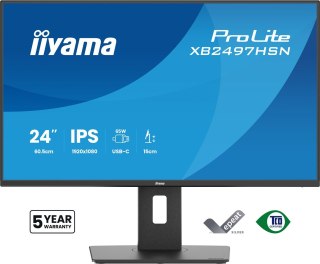 IIYAMA Iiyama ProLite XB2497HSN-B1 monitor komputerowy 60,5 cm (23.8") 1920 x 1080 px Full HD LED Czarny