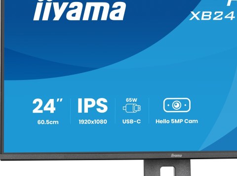 IIYAMA Monitor LCD 23,8" iiyama ProLite XB2497HSNH-B1 IPS LCD 4MS 1920X1080 350CD/M2 HDMI/DP/USB 2 Full HD Czarny