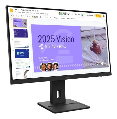 Lenovo Lenovo ThinkVision E27Q-40 monitor komputerowy 68,6 cm (27") 2560 x 1440 px Quad HD LCD Czarny