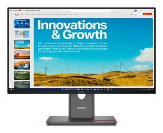 Lenovo Lenovo ThinkVision P24QD-40 LED display 60,5 cm (23.8") 2560 x 1440 px Quad HD LCD Czarny