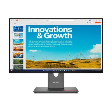 Lenovo Lenovo ThinkVision P24QD-40 LED display 60,5 cm (23.8") 2560 x 1440 px Quad HD LCD Czarny